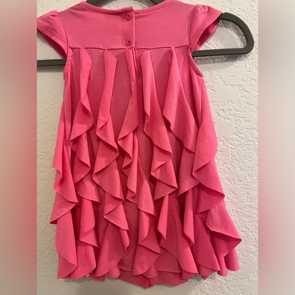 *** NWT *** Infant Girls Barbie Pink Ruffled Dress - Picture 4 of 5